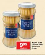 Pot O' Gold Medium White Asparagus Spears-180g Each