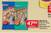 Marltons Pointer Dog Biscuits Marrowbone/Sandwich-1kg Each