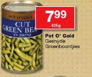 Pot O' Gold Gesnyde Groenboontjies-425g Each