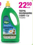 Teepol Dishwashing Liquid-1.5Ltr