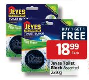 Jeyes Toilet Block-2 x 50gm