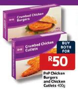 PnP Chicken Burgers And Chicken Cutlets-400gm