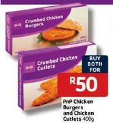 PnP Chicken Burgers and Chicken Cutlets 400gm