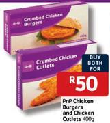 Pnp Chicken Burgers and Chicken Cutlets-400gm