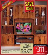 Andora 3 Piece Wall Unit