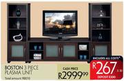 Boston 3 Piece Plasma Unit