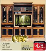 Catherine 3 Piece Wall Unit
