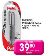 Energel Rollerball Pens-2 Pack