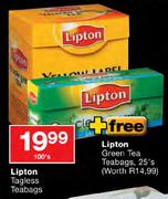 Lipton 100's Tagless Teabags
