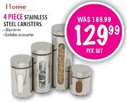 Stainless Steel canisters-4 Piece