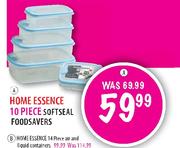 Home Essence Softseal Foodsavers-10 Piece