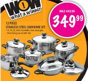 Stainless Steel Cookware Set-12 Piece