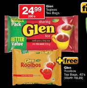 Glen Tagless Tea Bags-200's