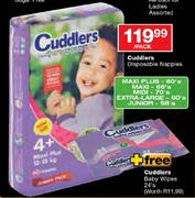 Cuddlers Disposable Nappies Midi-70's Per Pack
