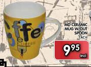 MD Ceramic Mug W/Out Spoon Each