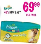 Pampers New Baby-43's Per Pack