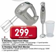 Russell Hobbs Stainless Steel Hand Mixer(Model:RH1130)-Each