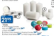  Clicks White Tealight Candles Pack Of 12's-Per Pack