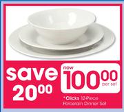 Clicks 12-Piece Porcelain Dinner Set-Per Set