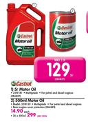 Castrol 5ltr Motor Oil-25W-50 Each