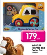 Winfun Rhymes And Sorter Car-Each