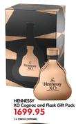 Hennessy XO Cognac And Flask Gift Pack-1 x 750ml
