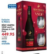 Remy Martin VSOP-1 x 750ml And 2 Glasses In Gift Pack