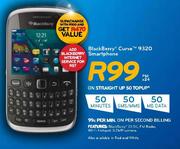 Blackberry Curve 9320 Smartphone-On Straight Up 50 Top Up