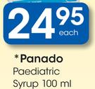 Panado Paediatric Syrup-100ml Each