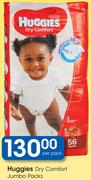 Huggies Dry Comfort Jumbo Packs-Per Pack