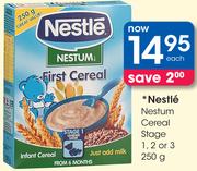Nestle Nestum Cereal Stage 1, 2, Or 3-250ml Each