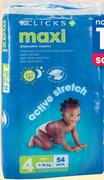 Clicks Active Stretch Disposable Nappies Value Pack Newborn 22