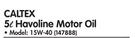 Caltex 5L Havoline Motor Oil 15W-40