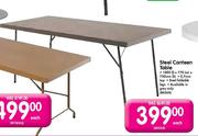 Steel Canteen Table