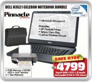 Dell N3521 Celeron NoteBook Bundle