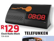 Telefunken Clock Radio Black TCR-0038