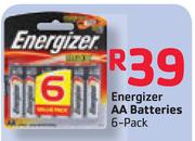 Energizer AA Batteries-6 Pack