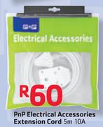PnP Electrical Accessories Extension Cord-5m 10A