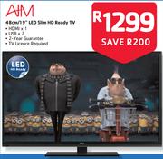 AIM 19" HD Ready LED Slim TV