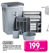 Addis 5 Piece Combo Bin Set-Per Set
