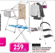 Home Clothes Dryer, Garment Rack, Step Stool Or Ironing Board-Each