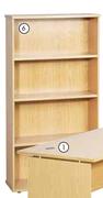 Platinum 4 Tier Bookcase-1505x800x315mm
