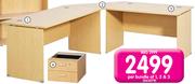 Platinum Basic Office Desk Suite-Per Bundle Of 1,2,3