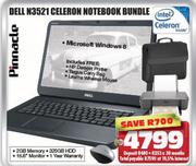 Pinnacle Dell N3521 Celeron Notebook Bundle