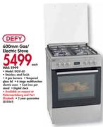 Defy 600mm Gas/Electric Stove DGS160