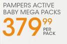 Pampers Active Baby Mega Packs-Per Pack