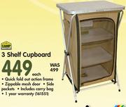 Camp Master 3 Shelf Cupboard