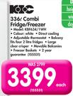 KIC 336Ltr Combi Fridge/Freezer KBF634/1WH