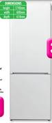KIC 336Ltr Combi Fridge/Freezer KBF634/1WH