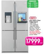 Defy 605Ltr G605 4 Door Fridge Freezer DFF399